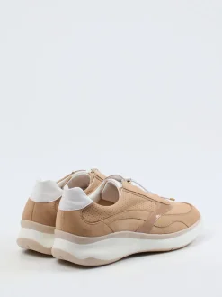 Hassia – Komfort-Sneaker aus Veloursleder beige