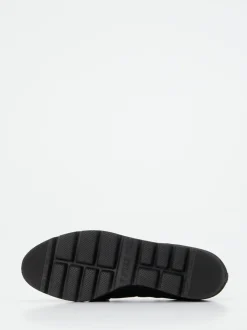 Hassia – Loafer aus geprägtem Leder Schwarz