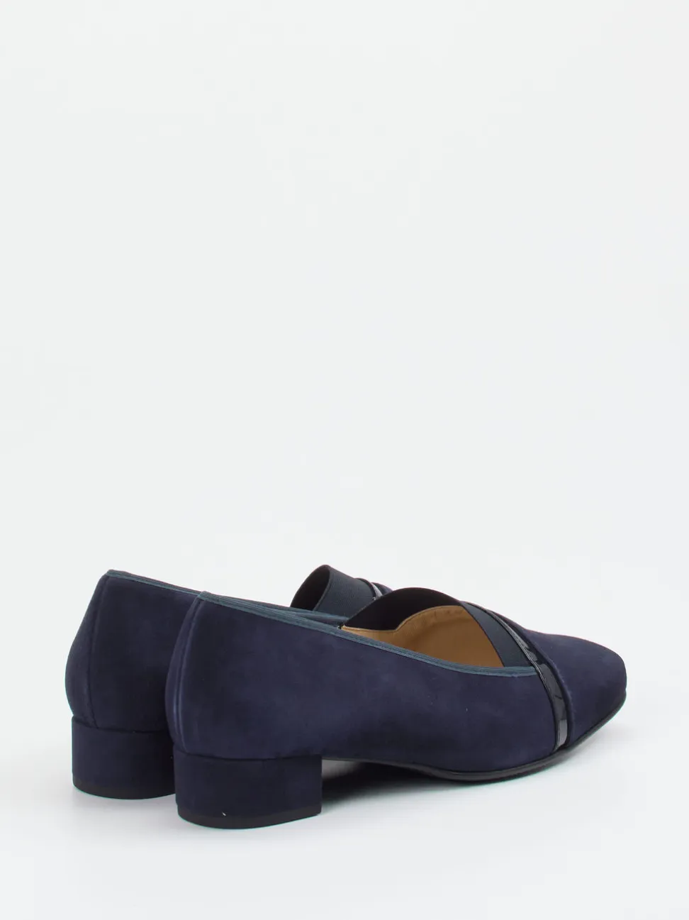 Hassia – Loafer aus Veloursleder Dunkelblau
