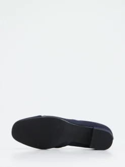 Hassia – Loafer aus Veloursleder Dunkelblau