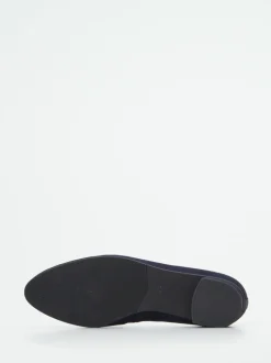 Hassia – Loafer aus Veloursleder Dunkelblau