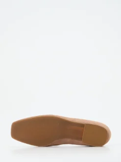 Hassia – Loafer aus Veloursleder in Rosébeige