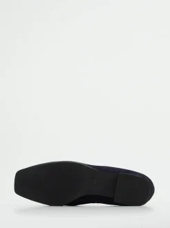 Hassia – Loafer aus Veloursleder in Dunkelblau