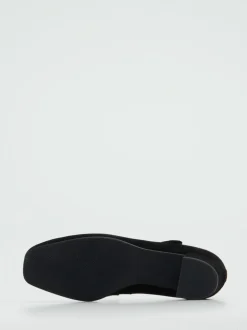 Hassia – Mary Jane Pumps aus Veloursleder schwarz