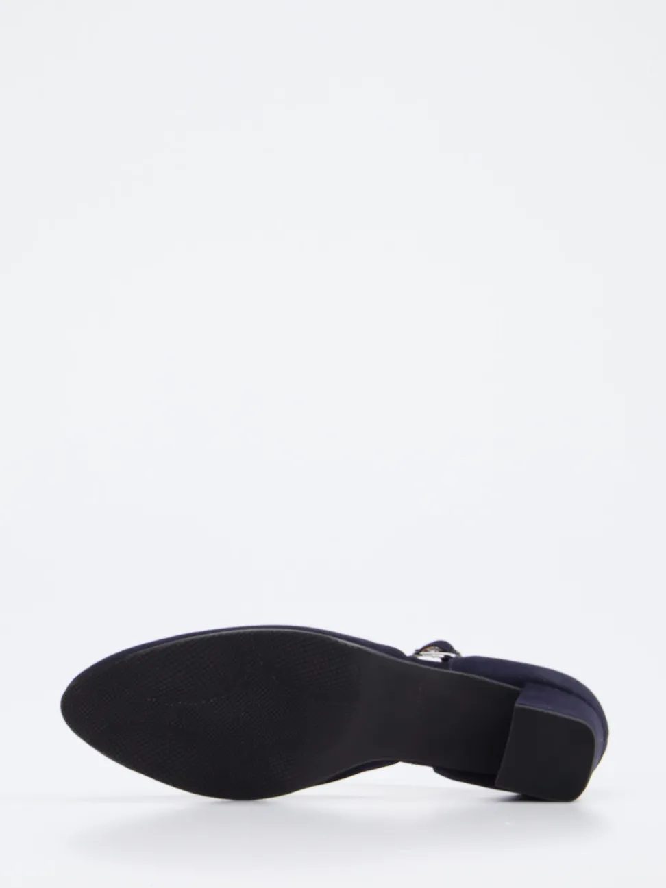 Hassia – Mary-Jane-Pumps aus Veloursleder Dunkelblau