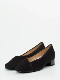 Hassia – Pumps aus Veloursleder in Schwarz