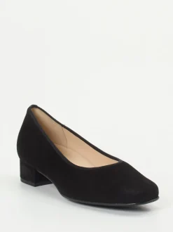 Hassia – Pumps aus Veloursleder in Schwarz