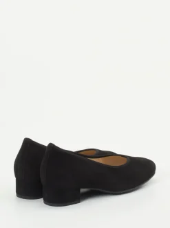 Hassia – Pumps aus Veloursleder in Schwarz