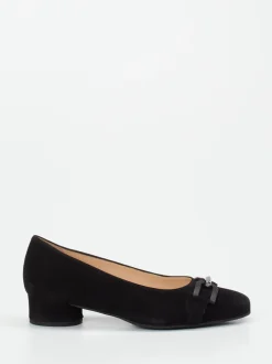 Hassia – Pumps aus Veloursleder schwarz