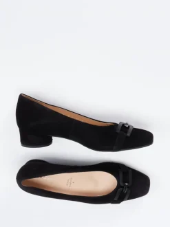 Hassia – Pumps aus Veloursleder schwarz