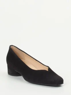 Hassia – Pumps aus Veloursleder schwarz