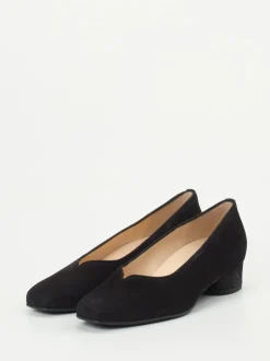 Hassia – Pumps aus Veloursleder schwarz
