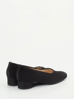 Hassia – Pumps aus Veloursleder schwarz