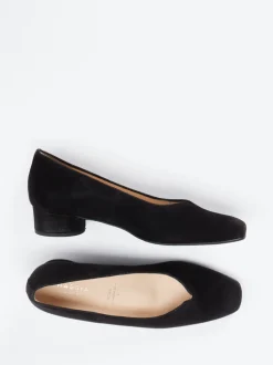 Hassia – Pumps aus Veloursleder schwarz