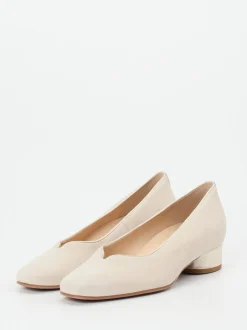 Hassia – Pumps aus Veloursleder in Beige