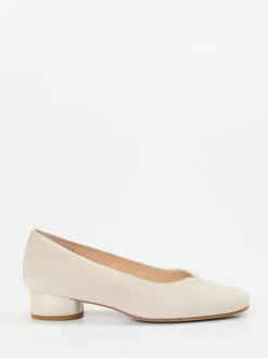 Hassia – Pumps aus Veloursleder in Beige