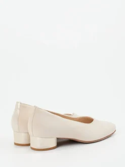 Hassia – Pumps aus Veloursleder in Beige