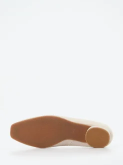 Hassia – Pumps aus Veloursleder in Beige