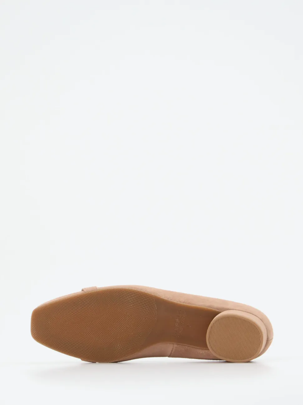 Hassia – Pumps aus Veloursleder in Sandbeige