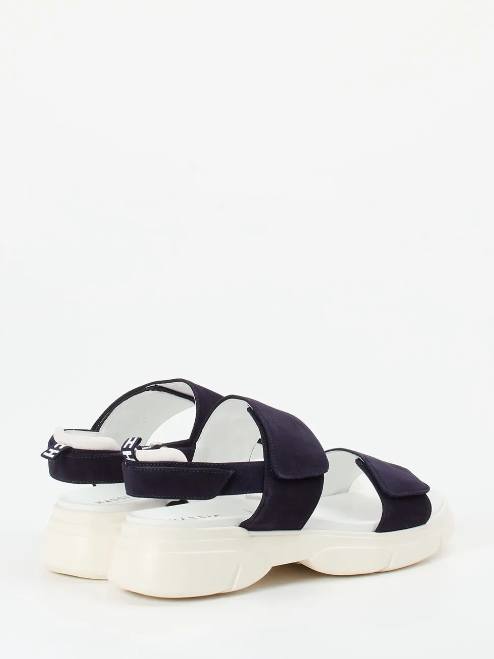 Hassia – Sandalen aus Veloursleder in Nachtblau