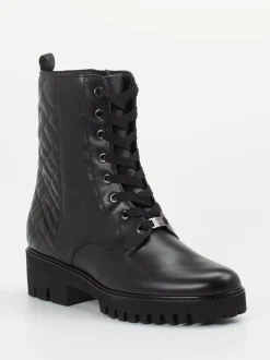 Hassia – Schnürboots aus Kalbleder Schwarz