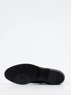 Hassia – Schnürboots aus Veloursleder Dunkelblau
