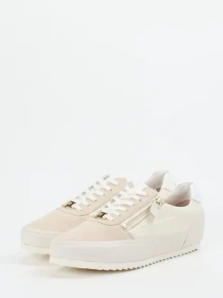 Hassia – Schnürschuh aus Veloursleder Beige