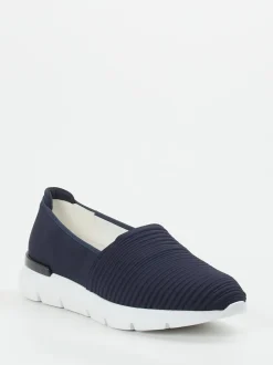Hassia – Slipper aus Textil in Dunkelblau