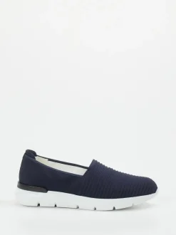 Hassia – Slipper aus Textil in Dunkelblau