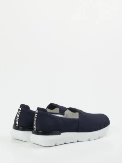 Hassia – Slipper aus Textil in Dunkelblau