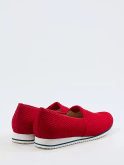 Hassia – Slipper aus Textil in Signalrot