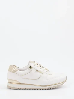 Hassia – Sneaker aus Kalbleder mit Goldakzenten