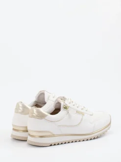 Hassia – Sneaker aus Kalbleder mit Goldakzenten