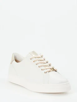 Hassia – Sneaker aus Kalbleder mit Metallic-Details