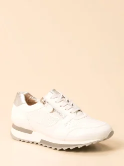 Hassia – Sneaker aus Kalbleder mit Metallic-Ferse