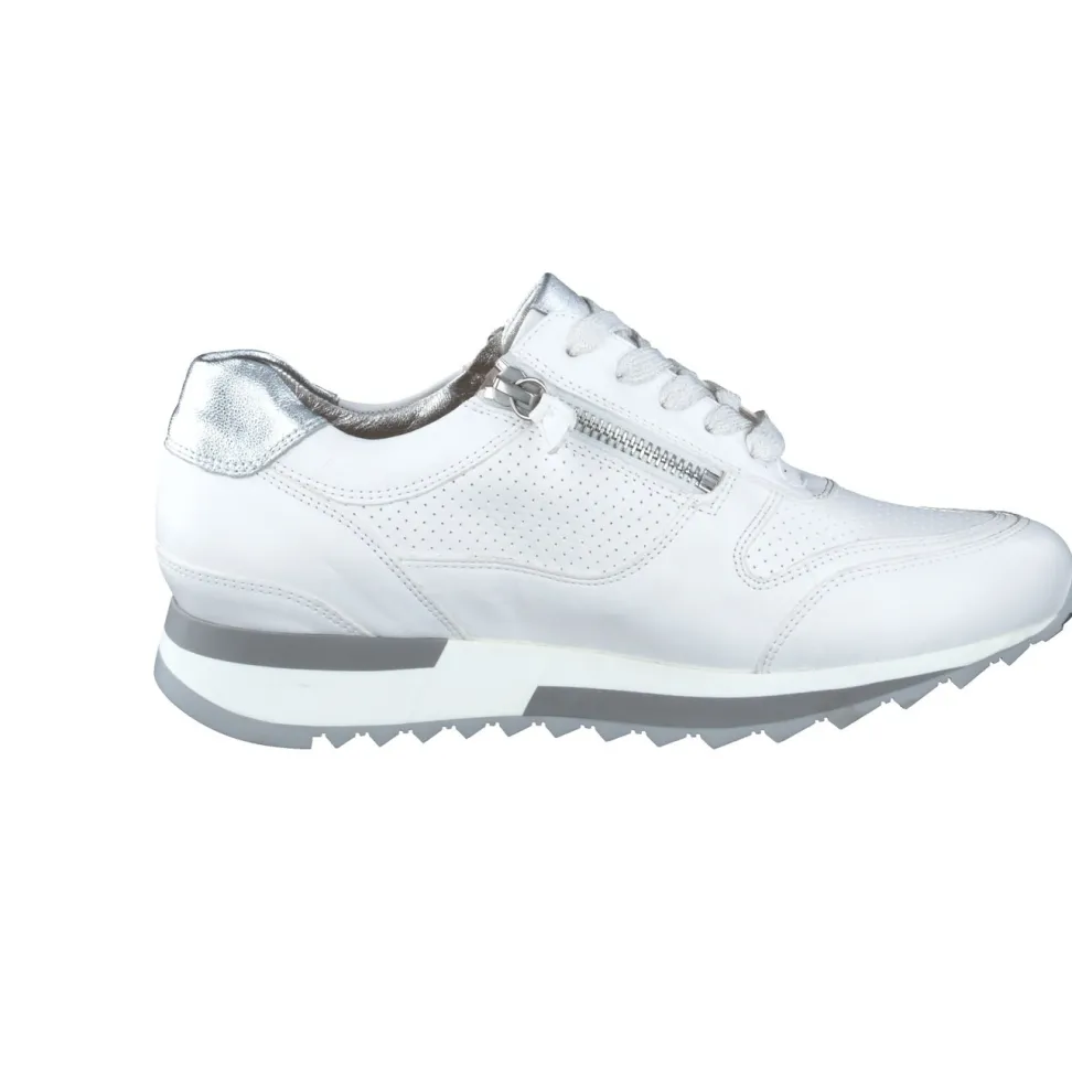Hassia – Sneaker aus Kalbleder mit Metallic-Ferse