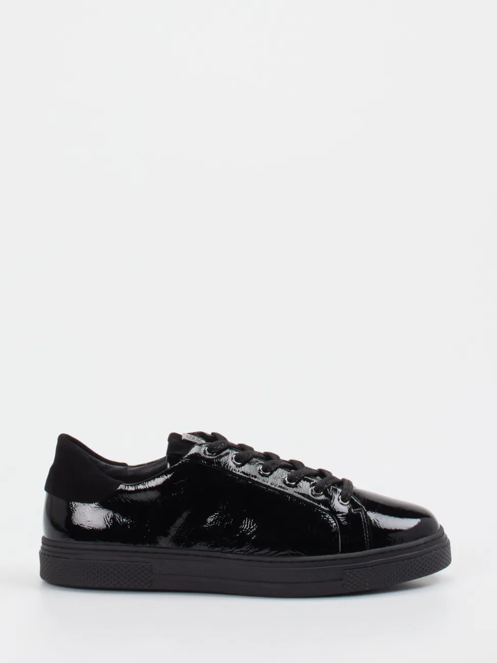 Hassia – Sneaker aus Lackleder schwarz glänzend
