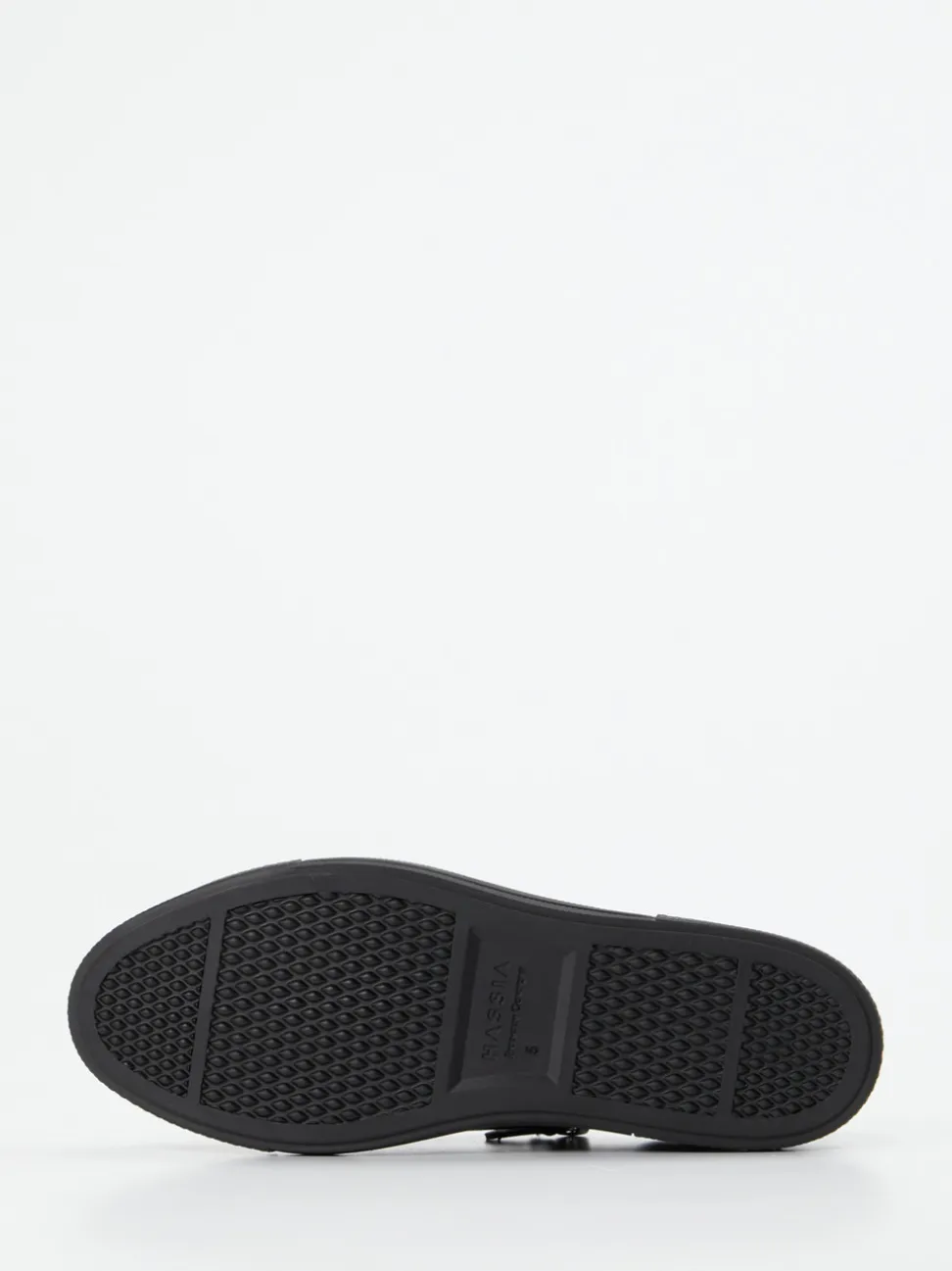 Hassia – Sneaker aus Metallicleder in Anthrazit