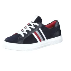 Hassia – Sneaker aus Veloursleder in Dunkelblau