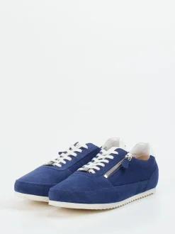 Hassia – Sneaker aus Veloursleder in Kobaltblau