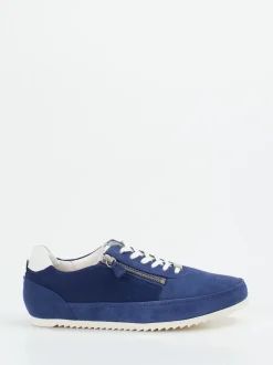 Hassia – Sneaker aus Veloursleder in Kobaltblau