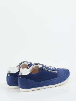 Hassia – Sneaker aus Veloursleder in Kobaltblau