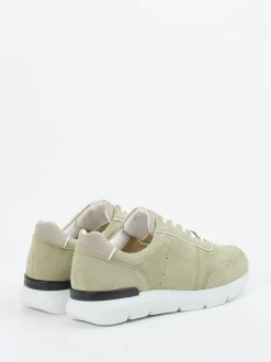 Hassia – Sneaker aus Veloursleder salbeigrün