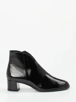Hassia – Stiefelette aus Lackleder Schwarz