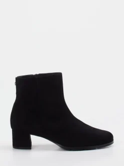 Hassia – Stiefelette aus Veloursleder Schwarz
