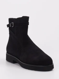 Hassia – Stiefelette aus Veloursleder schwarz
