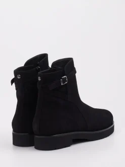 Hassia – Stiefelette aus Veloursleder schwarz