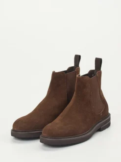 Henderson – Chelsea Boots aus Veloursleder braun