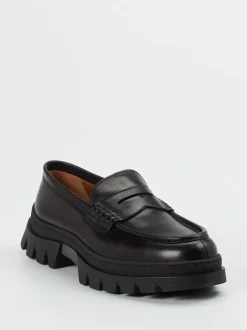Henderson – Chunky Loafer aus Kalbleder schwarz
