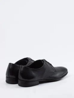 Henderson – Derby-Schnürschuh aus Hirschleder Schwarz